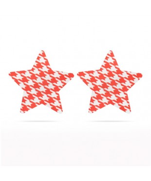 Pack Pezoneras Estrella Rojo y Negro