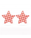 Pack Pezoneras Estrella Rojo y Negro