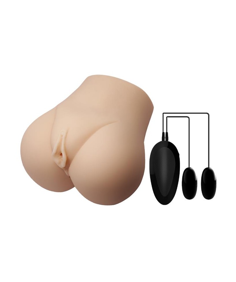 Masturbador Doble Vagina y Ano con Vibracion