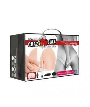 Masturbador Doble Vagina y Ano con Vibracion Masturbador Doble Vagina y Ano con Vibracion