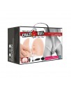 Masturbador Doble Vagina y Ano con Vibracion