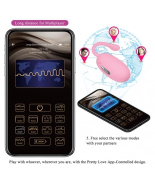 Doreen Huevo Vibrador con Electro Shock y APP Doreen Huevo Vibrador con Electro Shock y APP