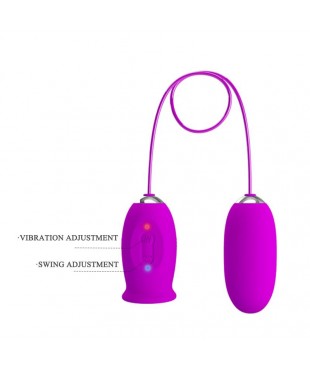 Daisy Huevo Vibrador y Estimulador con Lengua Daisy Huevo Vibrador y Estimulador con Lengua