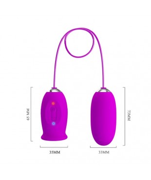 Daisy Huevo Vibrador y Estimulador con Lengua Daisy Huevo Vibrador y Estimulador con Lengua
