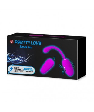 Shock Fun Huevo Vibrador con Electro Shock y Control Remoto Shock Fun Huevo Vibrador con Electro Shock y Control Remoto