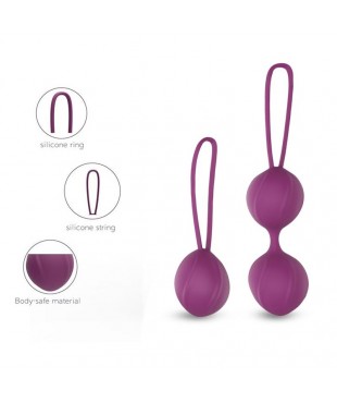 Kelly Bolas Kegel Silicona Pupura Kelly Bolas Kegel Silicona Pupura