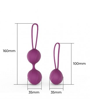 Kelly Bolas Kegel Silicona Pupura Kelly Bolas Kegel Silicona Pupura