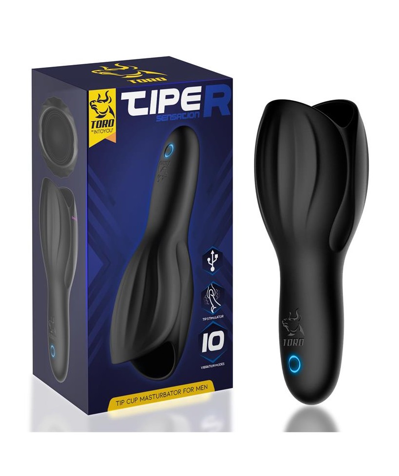 Tiper Copa Masturbadora para el Pene Silicona USB