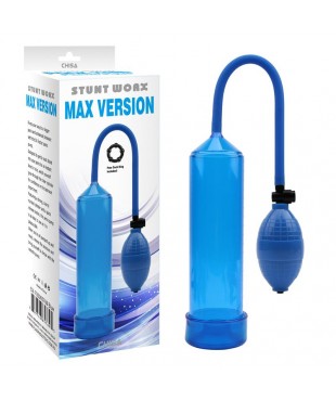 Bomba de Succion para el Pene MAX Version Azul