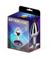 Plug Anal con Joya Purpura Amatista Talla S Aluminio