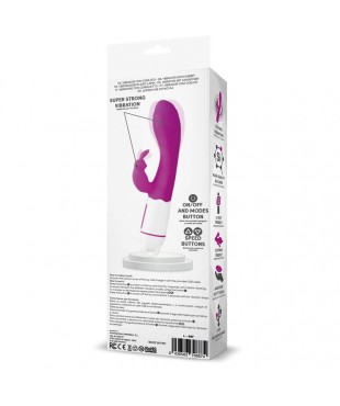Tonny Vibrador USB Punto G 36 Funciones Silicona Purpura Tonny Vibrador USB Punto G 36 Funciones Silicona Purpura