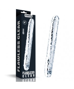 Dildo Doble Flawless Clear 12 Transparente