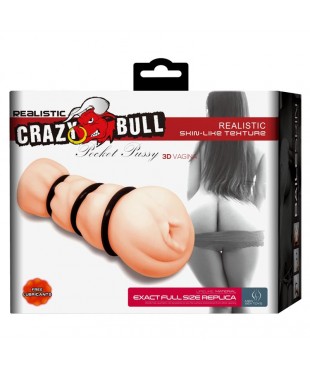 Pocket Pussy Masturbador Vagina 3D