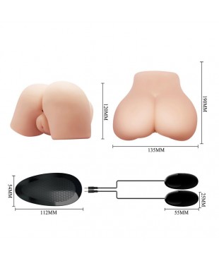 Masturbador Vagina y Ano con Vibracion Masturbador Vagina y Ano con Vibracion