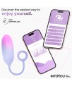 Huevo con APP Silicona Doble Capa Rosa Azul