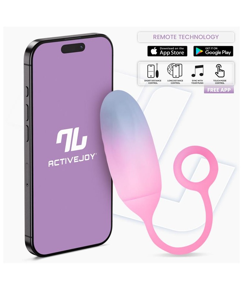 Huevo con APP Silicona Doble Capa Azul Rosa Huevo con APP Silicona Doble Capa Azul Rosa