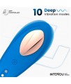 Vibrador de Braguita con APP Silicona Azul