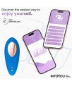 Vibrador de Braguita con APP Silicona Azul