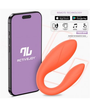 Juguete para Parejas con APP Flexible Salmon