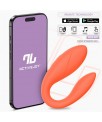 Juguete para Parejas con APP Flexible Salmon