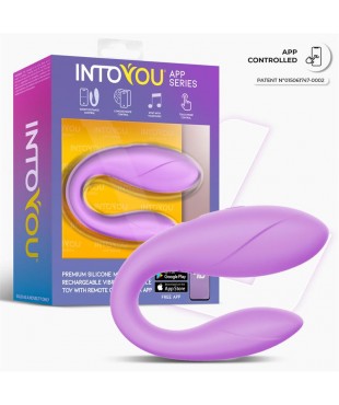 Juguete para Parejas con APP Flexible Silicona Lavanda