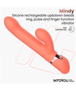 Mindy Vibrador con Anillo de Bolas Up and Down Finger y Pulsacion con APP Mindy Vibrador con Anillo de Bolas Up and Down Finger y Pulsacion con APP
