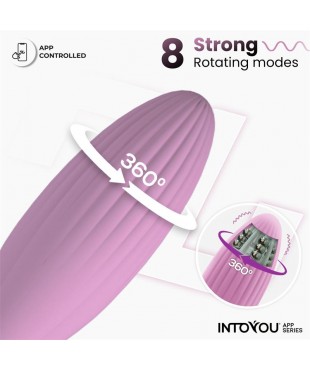 Huevo Vibrador con Bolas Internas con Rotacion y APP USB Huevo Vibrador con Bolas Internas con Rotacion y APP USB