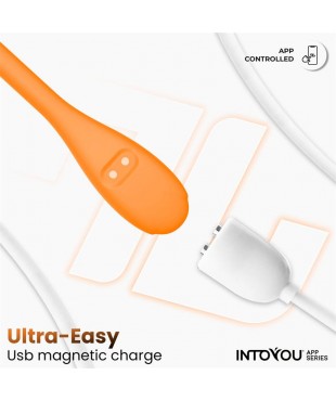 Logan Huevo Vibrador con APP Unibody Naranja