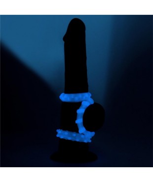 Lumino Play Set 3 Anillos para el Pene Luz Azul