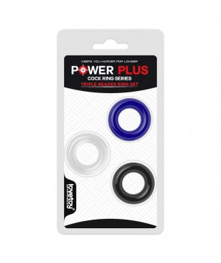 Pack de 3 Anillos para el Pene Power Plus