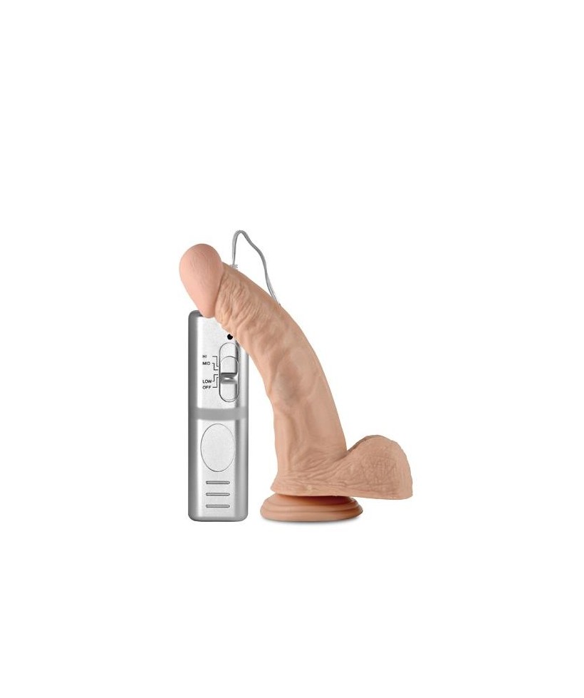 Dildo Real Extreme con Vibracion 85 Natural Dildo Real Extreme con Vibracion 85 Natural