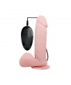 Oliver Dildo Realista con Vibracion y Rotacion Control Remoto