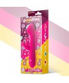 Cotton Vibrador Punto G y Conejito USB Silicona Fuchsia