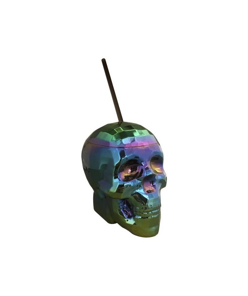 Taza Skull Cup Oil Slick