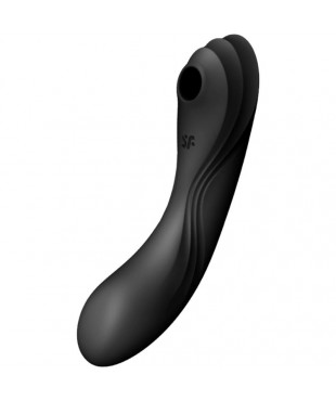 Curvy Trinity 4 Vibrador y Succionador 2 Motores Negro