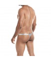 Tanga con Push Up Provocative Plateado Skai