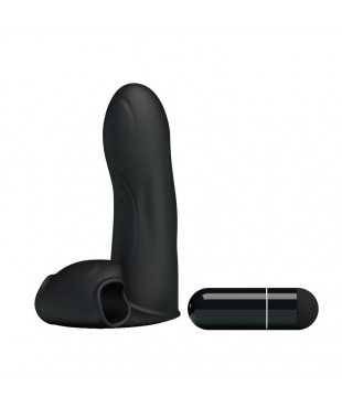 Funda Vibradora para el Dedo Adonis Negro