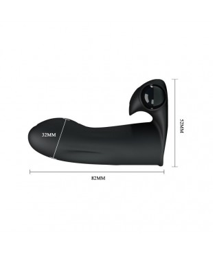Funda Vibradora para el Dedo Adonis Negro