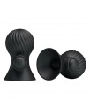Funda para los Pezones con Vibracion Negro