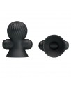 Funda para los Pezones con Vibracion Negro