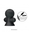 Funda para los Pezones con Vibracion Negro