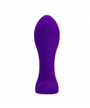 Estimulador Anal con Vibración Púrpura