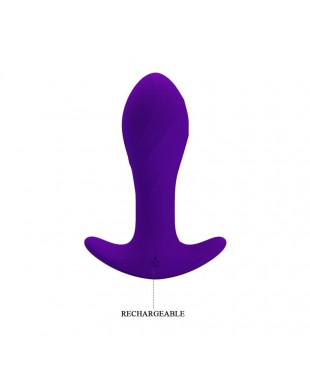 Estimulador Anal con Vibracion Purpura