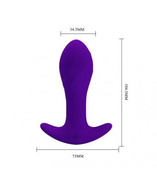 Estimulador Anal con Vibracion Purpura