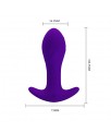 Estimulador Anal con Vibracion Purpura