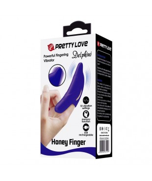 Estimulador de Dedo con Vibracion Delphini Honey