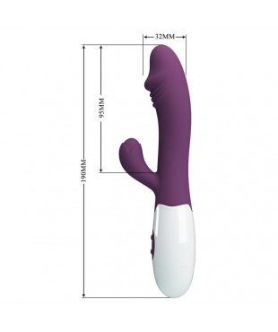 Vibrador Snappy 30 funciones Purpura