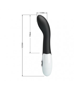 Vibrador Bishop 30 funciones Negro