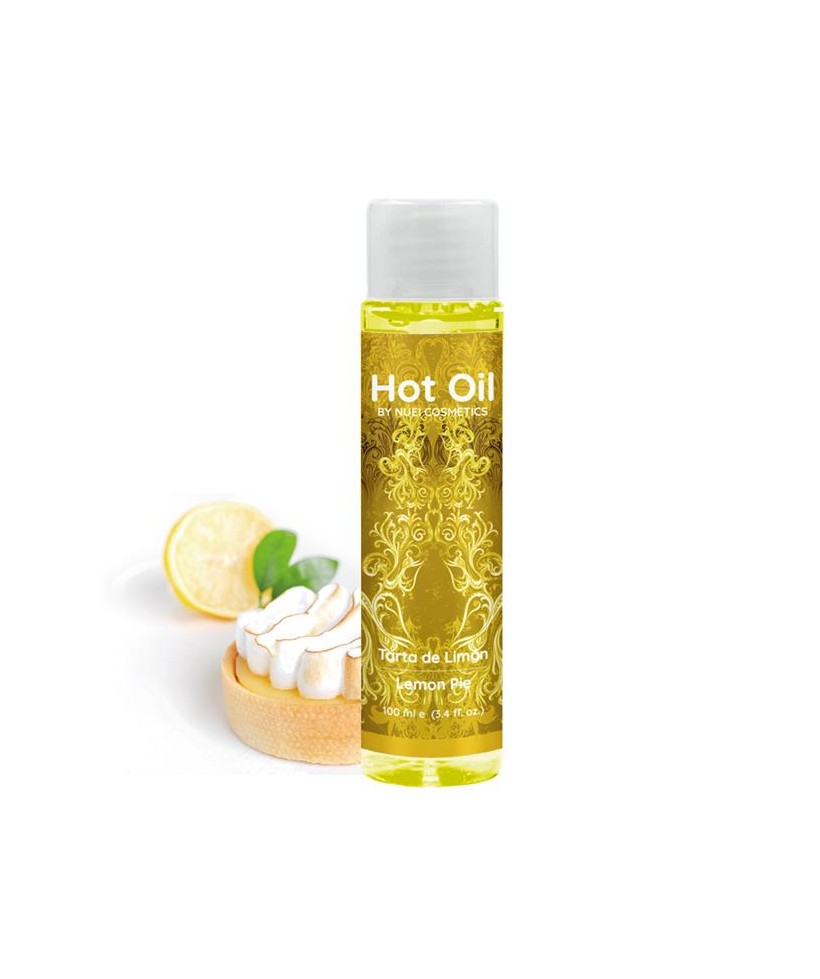 Hot Oil Aceite de Masaje Efecto Calor Tarta Limon 100 ml