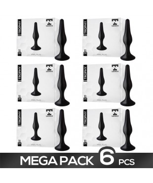 Pack de 6 Trophy Plug Anal 11 cm